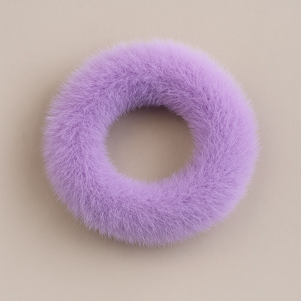 Pastel Ton Peluş Toka