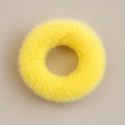 Pastel Ton Peluş Toka