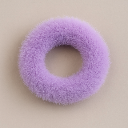 Pastel Ton Peluş Toka