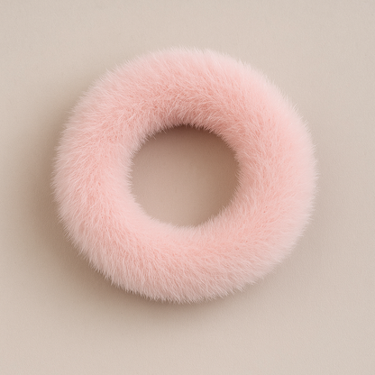 Pastel Ton Peluş Toka