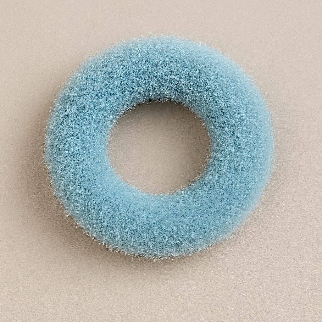 Pastel Ton Peluş Toka