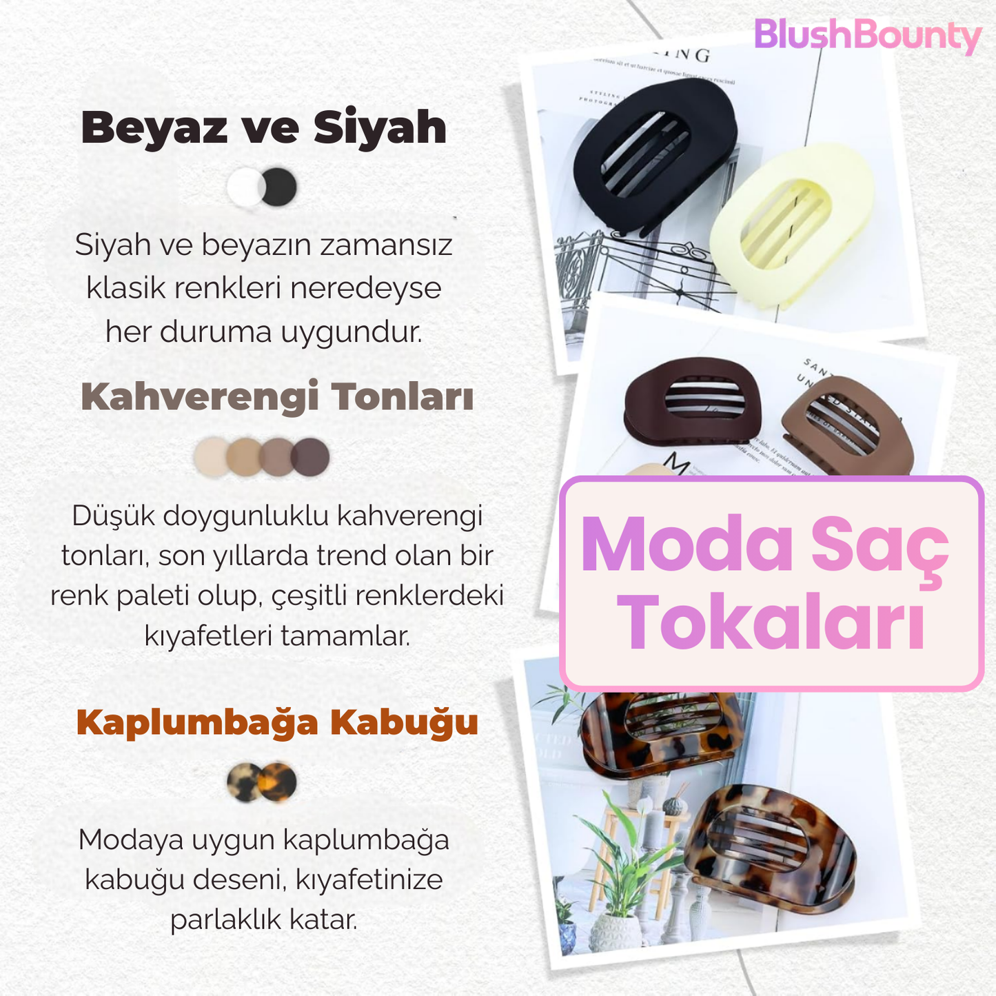 Zarif Minimal Saç Tokası