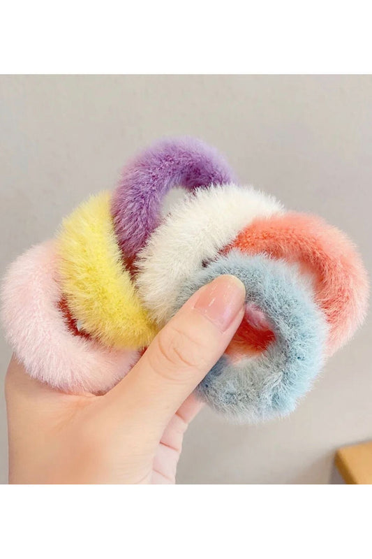 BlushBounty® Pastel Ton Peluş Toka