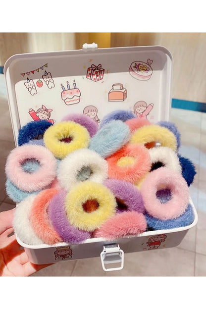 Pastel Ton Peluş Toka