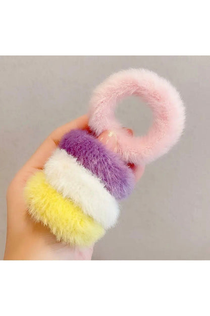 Pastel Ton Peluş Toka