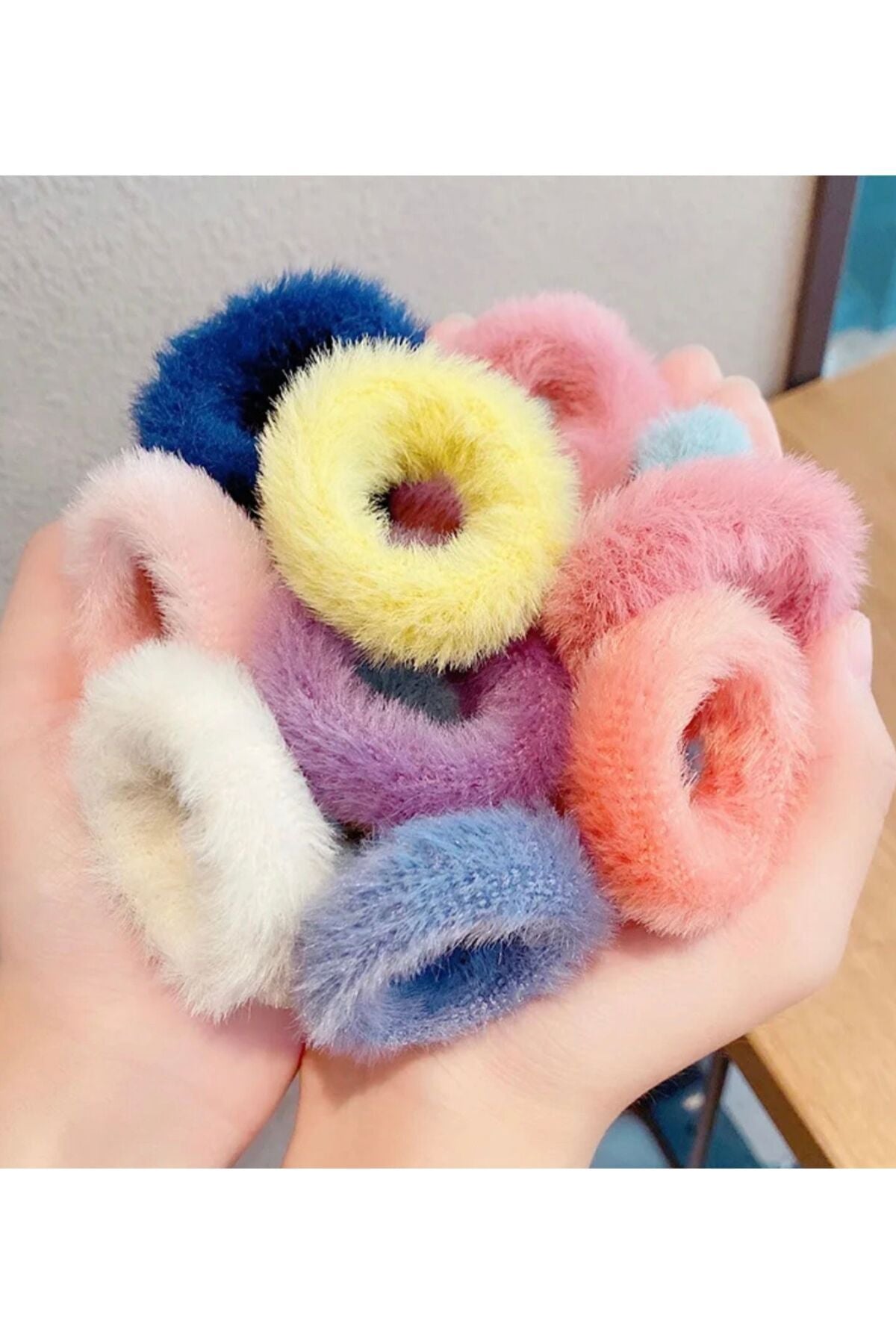 Pastel Ton Peluş Toka
